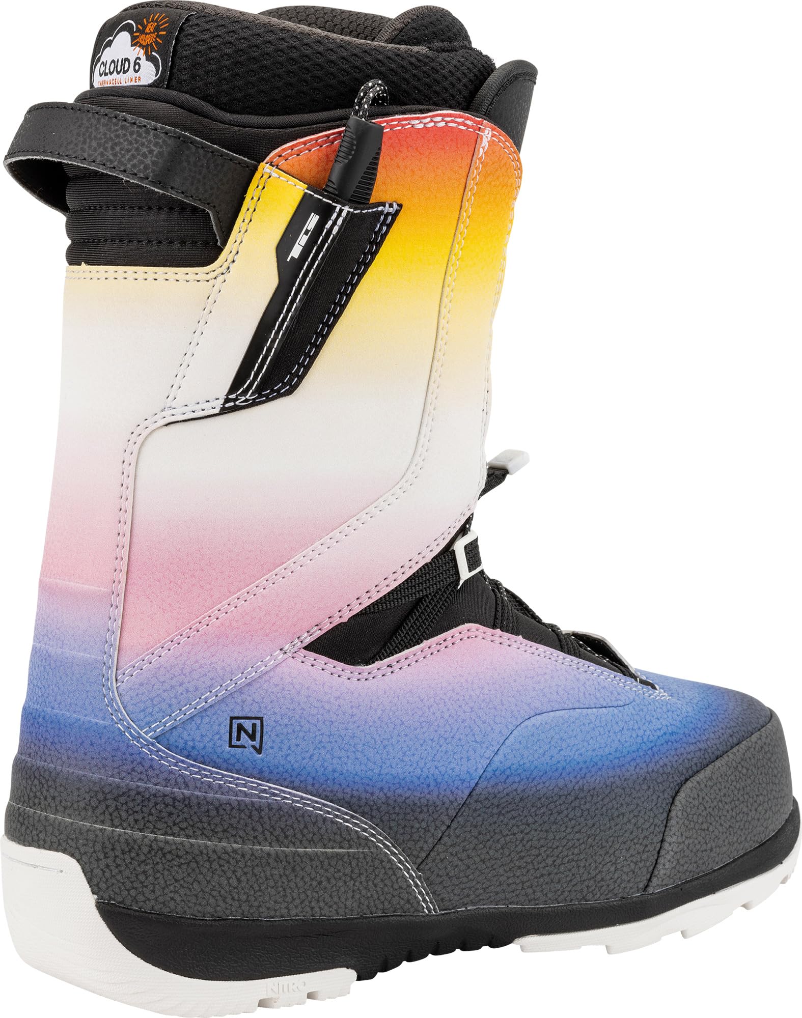 Nitro Snowboards Men's Venture TLS '23 All Mountian Freeride Freestyle Quick Lacing System Boat Snowboard Boat