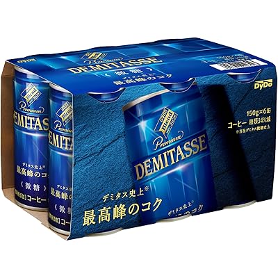 ダイドー ブレンド デミタス 微糖 150mlx6缶x5個 計30本