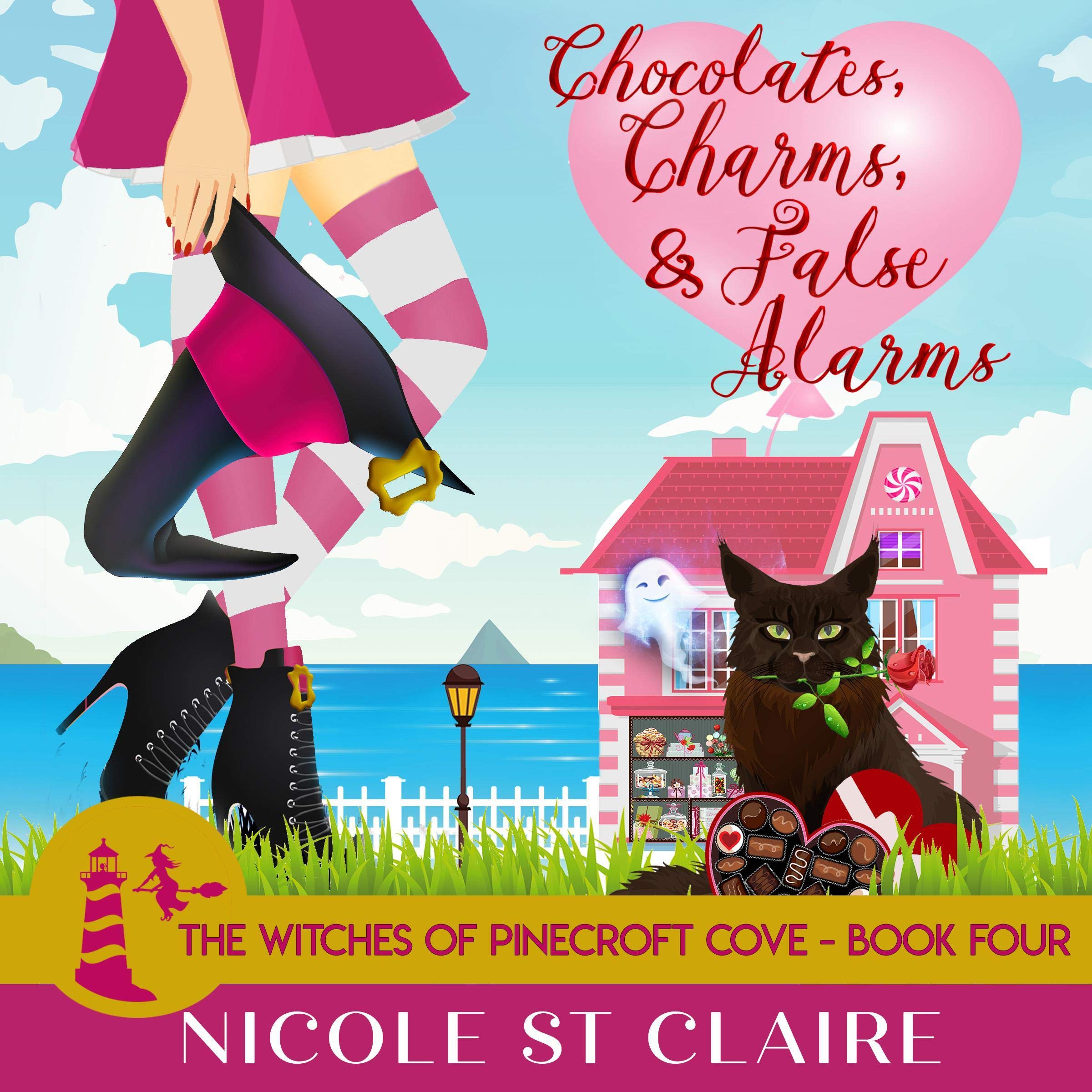 Cover art for Chocolates, Charms, and False Alarms