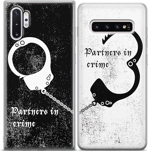 Miniatura 5 de Mertak Fundas a juego compatibles con iPhone 16 15 Pro Max 14 Plus 13 12 Mini 11 SE XS S25 S24 Esposas de silicona Lindas fundas blancas de socios