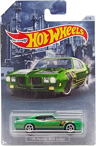 Hot Wheels 2020 American Steel Muscle Car Series '70 Pontiac GTO Judge 3/10 Verde