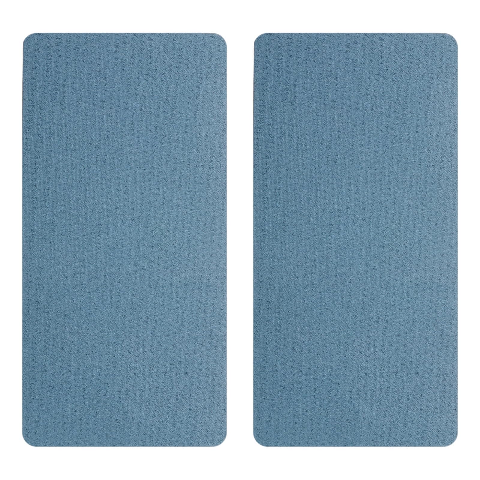 Tapis absorbant frigo haut de gamme bleu marine rectangulaire lavable x2