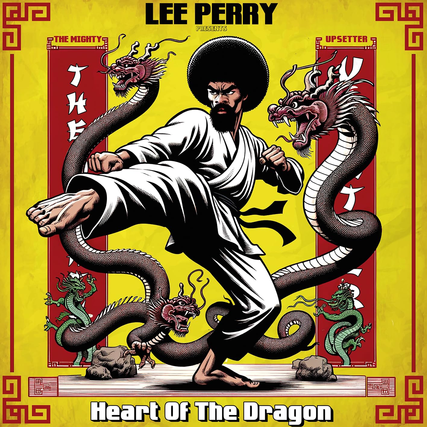 Heart Of The Dragon 30cm Jaune