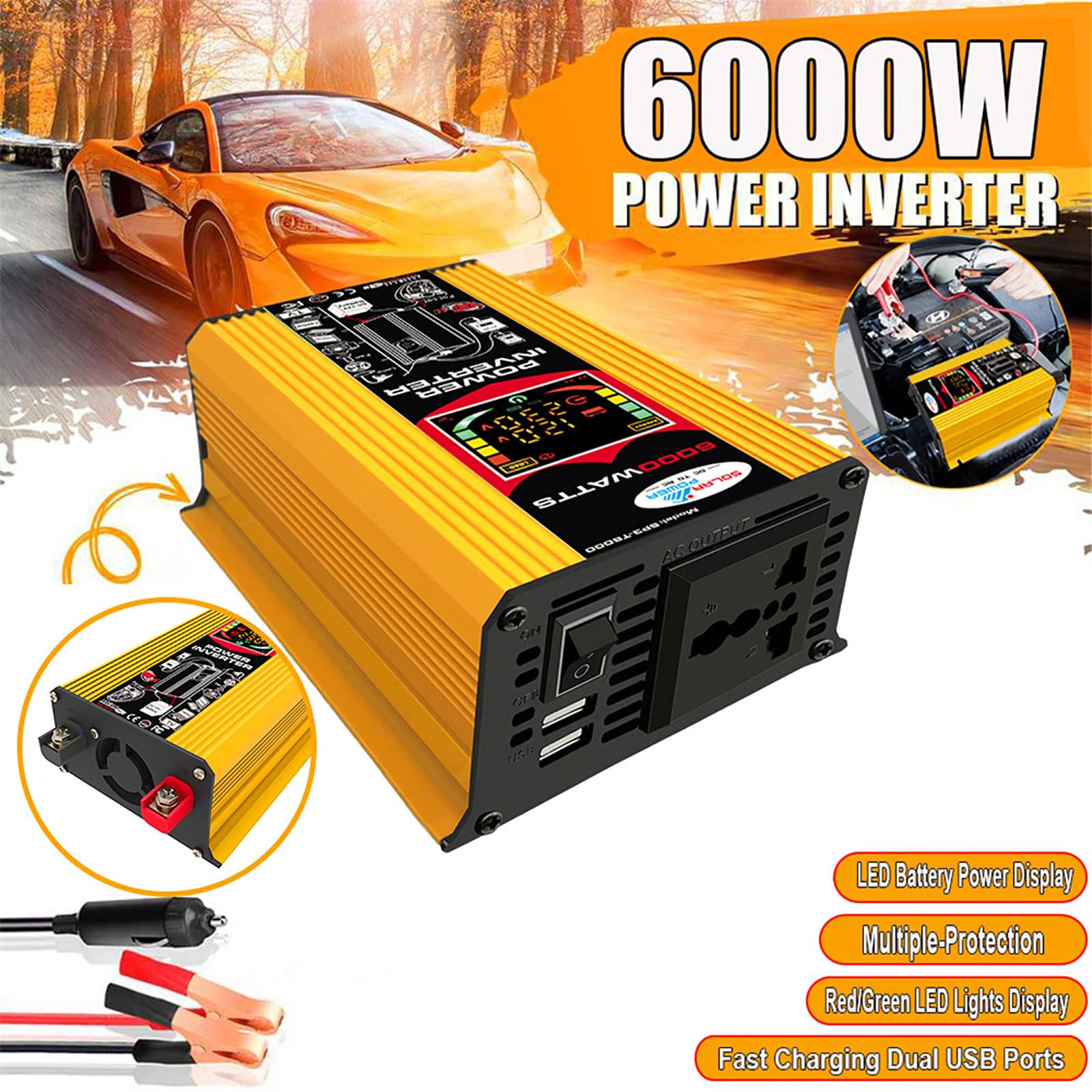 Kit di energia solare off-grid da 6000 W(220V)