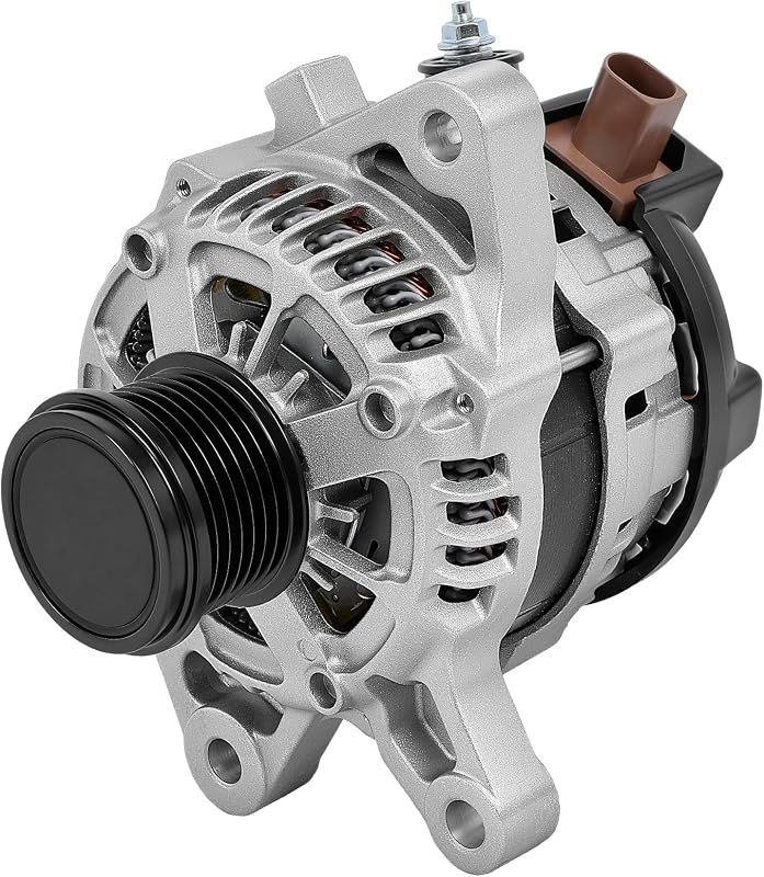Alternador SCITOO 100 A 14 V com polia de 7 canais para Toyota Tacoma 2.7L L4 2016–2022 – 1 unidade