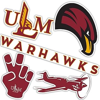 Desert Cactus University of Louisiana Monroe ULM Warhawks Sticker Vinyl Decals Laptop Water Bottle Car Scrapbook T2 (Type 2)