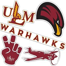 Desert Cactus University of Louisiana Monroe ULM Warhawks Sticker Vinyl Decals Laptop Water Bottle Car Scrapbook T2 (Type 2)