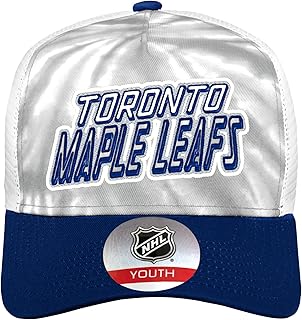 OuterStuff Youth Toronto Maple Leafs Santa Cruz Adjustable Hat - Size Youth