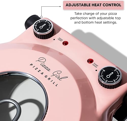 Miniatura 4 de Horno de pizza crujiente de PIZZA GIRL Elegante horno eléctrico para pizza portátil de interior, encimera de pizza interior de 12 pulgadas, máquina