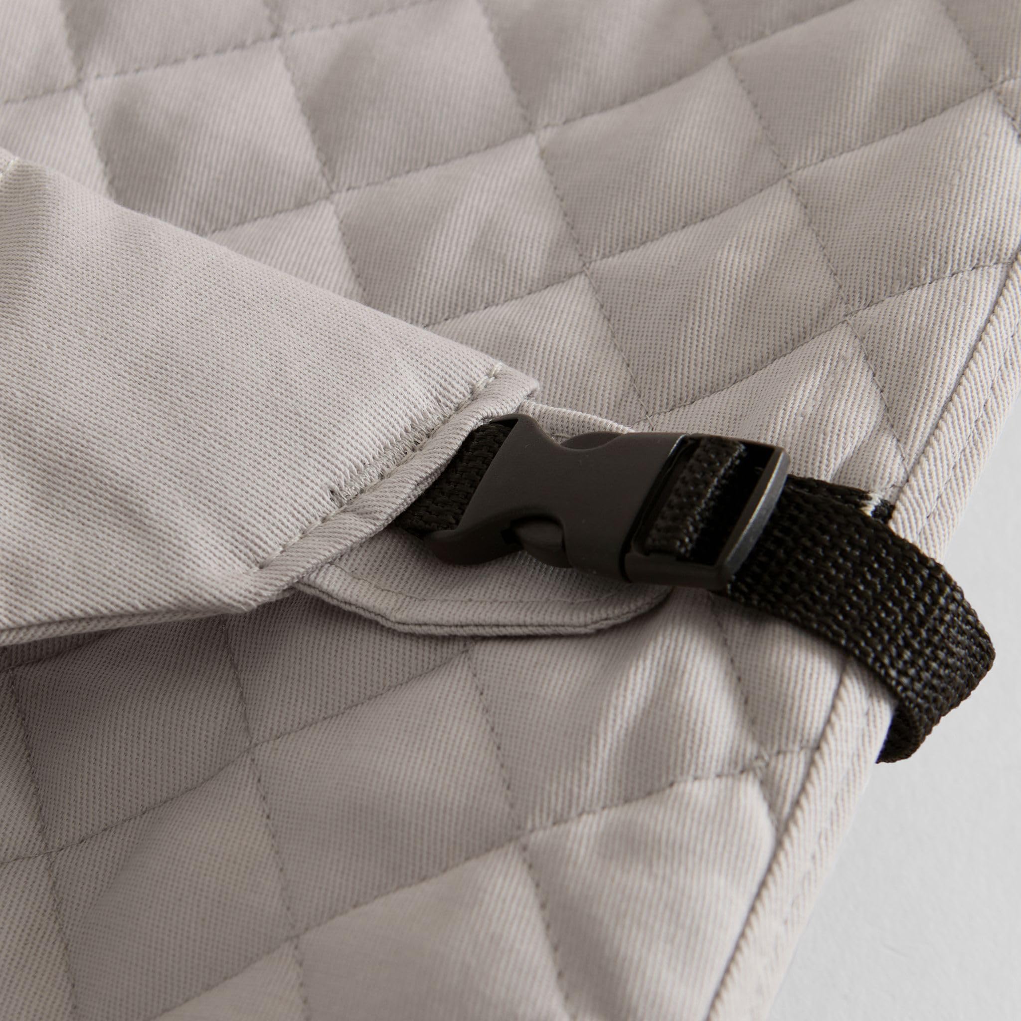 GalPat Baby Hamaca Bebé Plegable + Arco de Juegos - Balanceo Natural - Ergonómica - Tejido Algodón color gris Suave y Antialérgico - 3 Posiciones