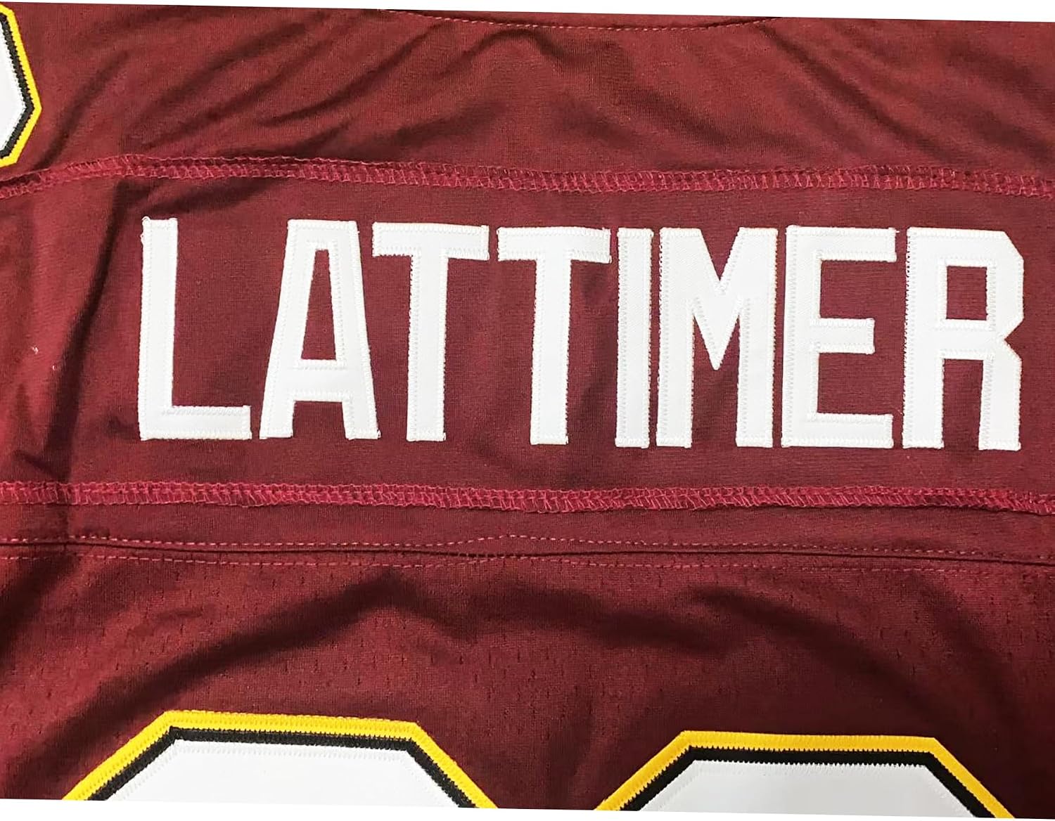 Retro Lattimer 99 Football Jersey Maroon Stitched Hip Hop Movie Halloween Birthday Party Sports Shirts