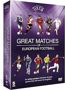 中古品DVD GREAT MATCHES OF EURO サッカー5枚入りセット