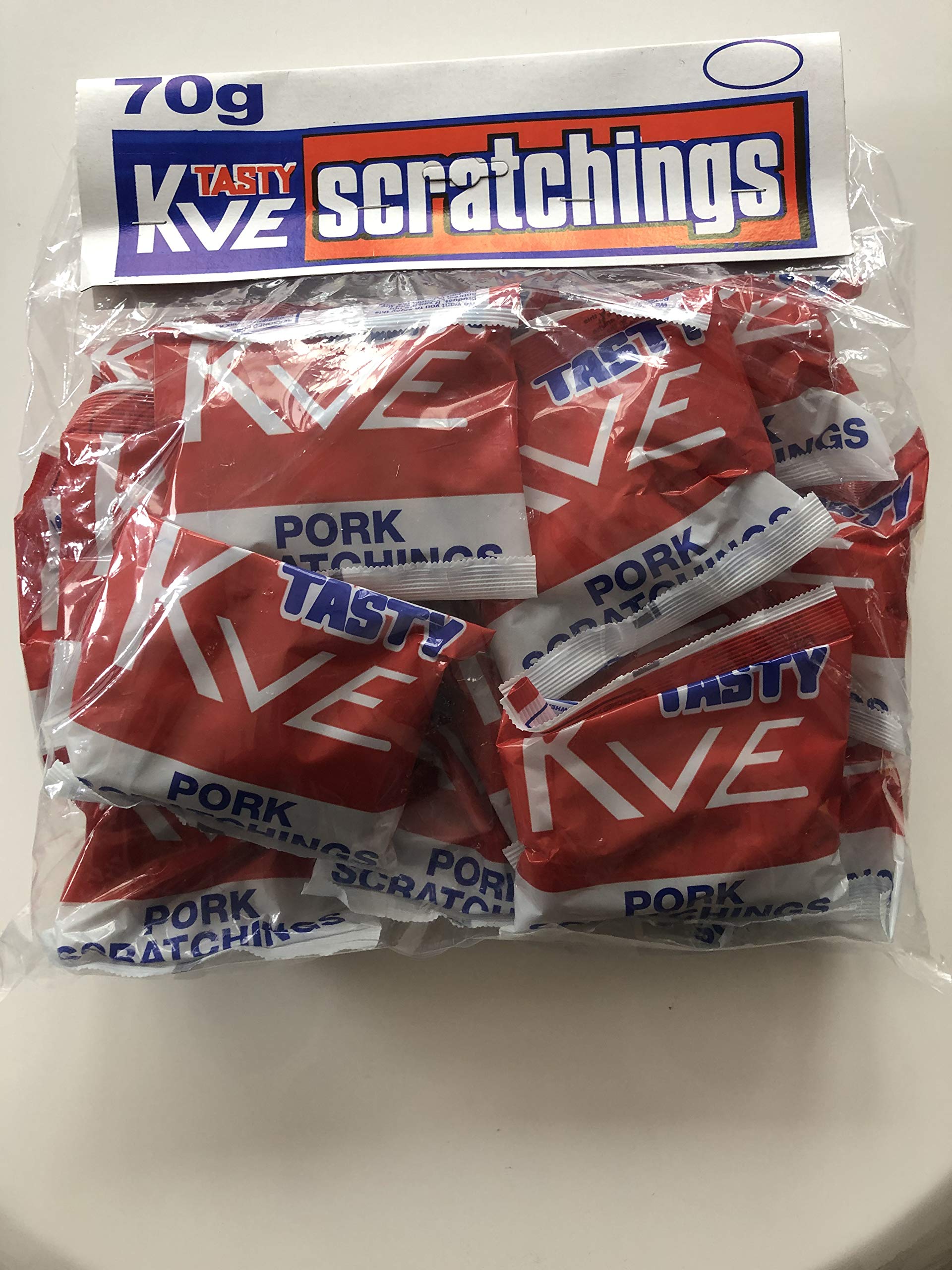 KVE Tasty Pork Scratching 15 x 70g Quality Black Country Snacks