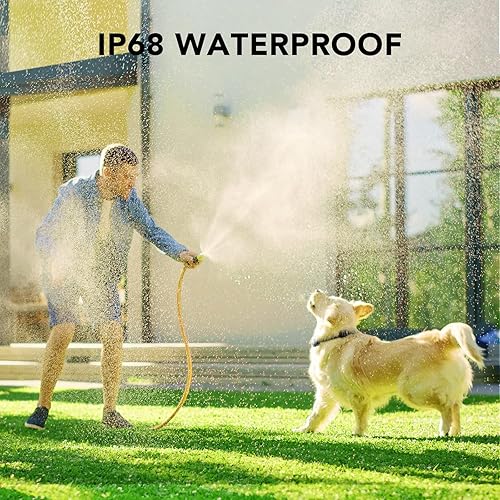 Miniatura 4 de DOG CARE Collar de entrenamiento para perros grandes y medianos con alcance remoto de 1800 pies, collar de choque recargable para perros con modos