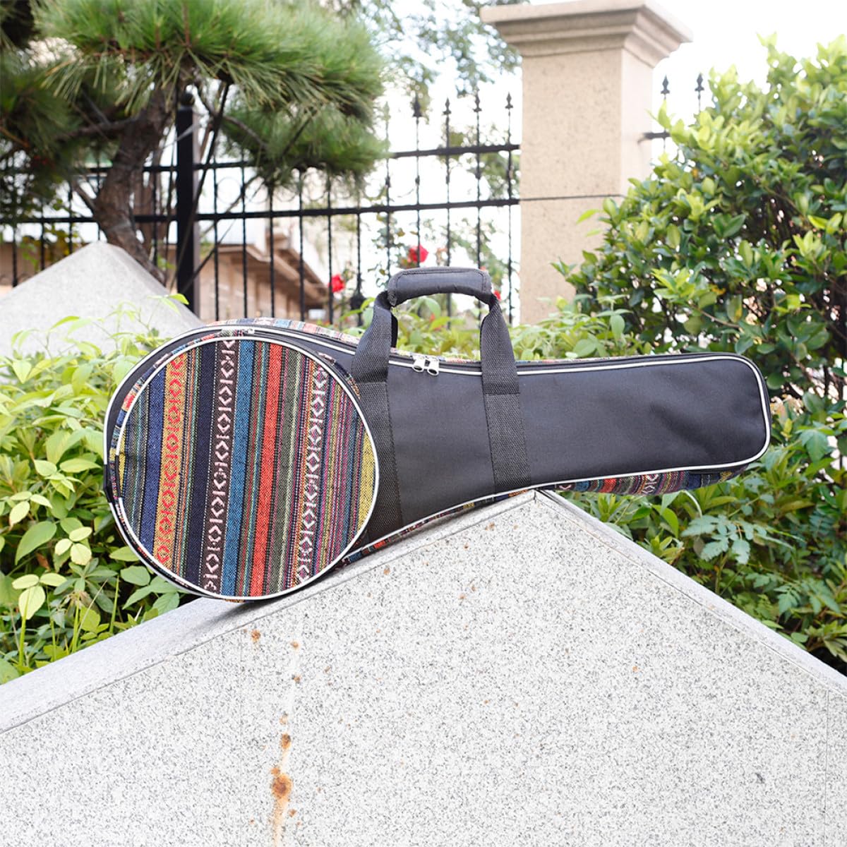 Abaodam Borsa per Mandolino Nazionale in Materiale Resistente e Spesso, Zaino Musicale Imbottito Manico, Borsa Porta Strumenti a Mano per Viaggi e Trasporto Comodo