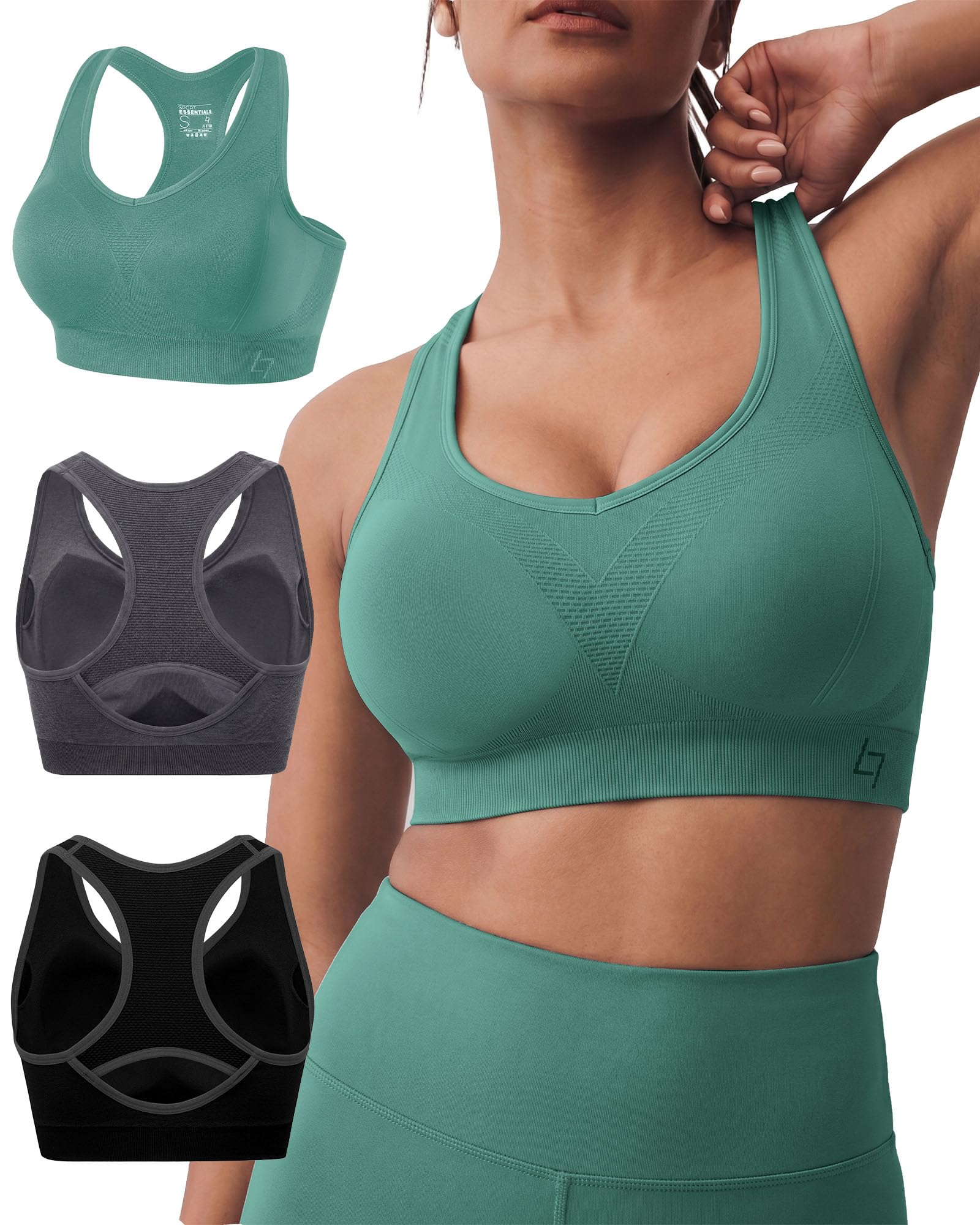 FITTIN Supportive Sports Bra for Large-Bust: 12-Hour Zero-Pressure Comfort