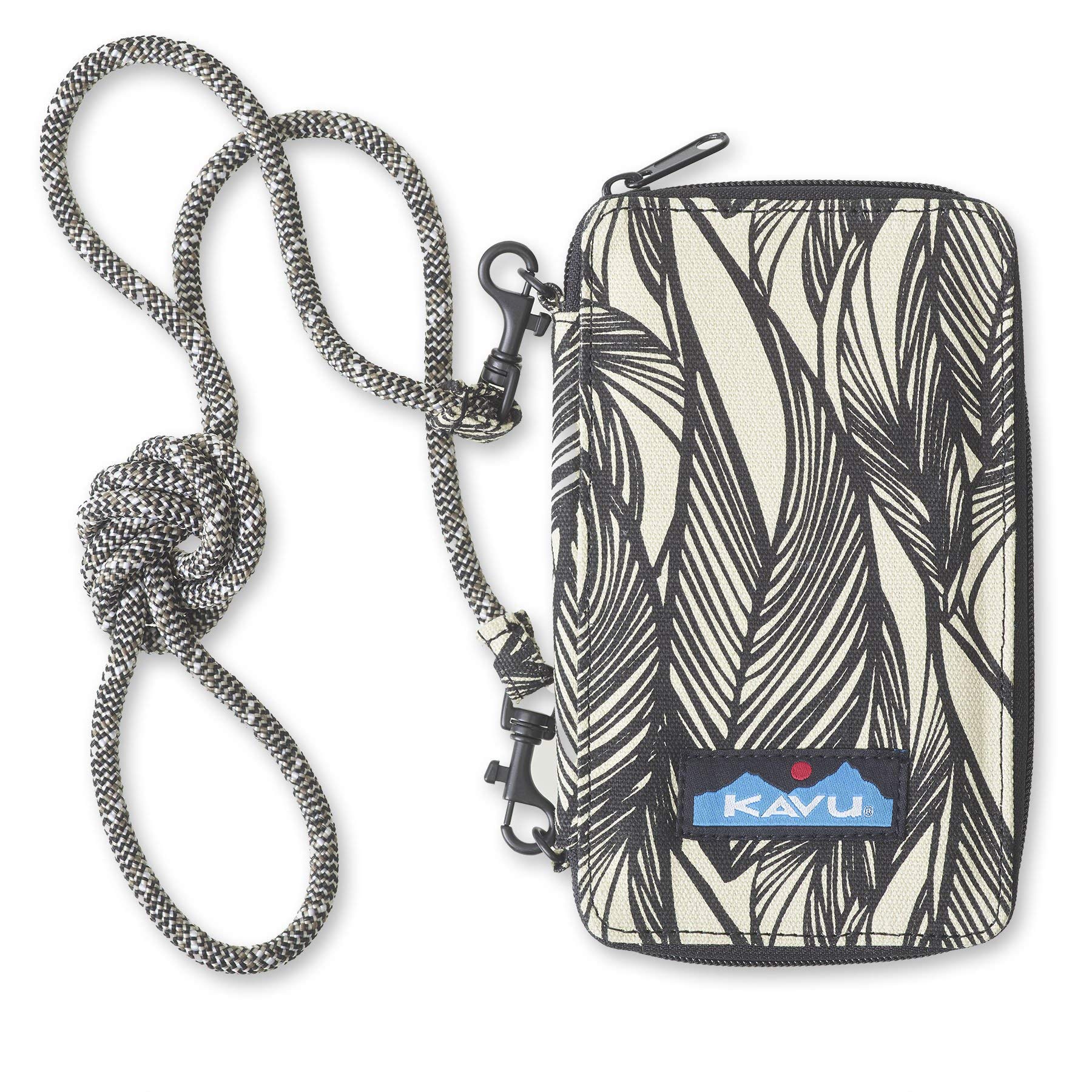 KAVU Go Time Bi-Fold Wallet with Detachable Rope Strap