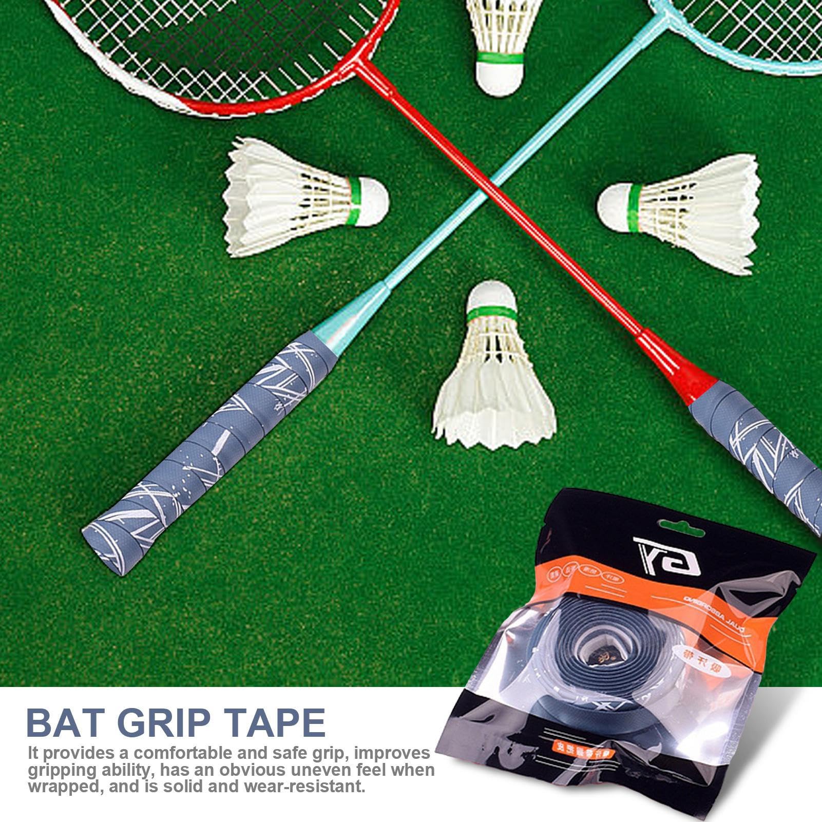 Kumprohu Bat Grip Tape - Tennis Racket Wrap - 200cm Baseball Handle Griptape, Baseball Bat Grip Tapes for Tennis, Baseball, Squash, Fishing