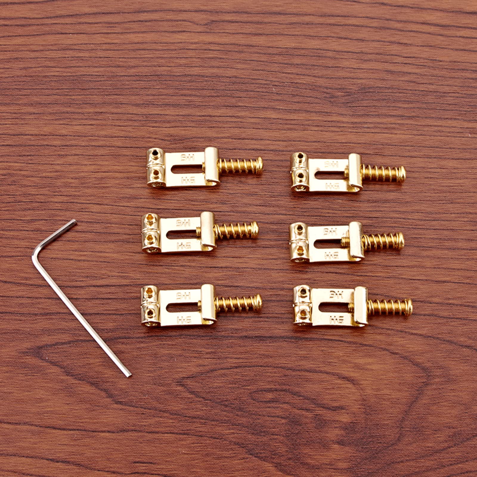 Ponte Per Chitarra Con Chiave, Sella Filettata Regolabile In - Foto 3