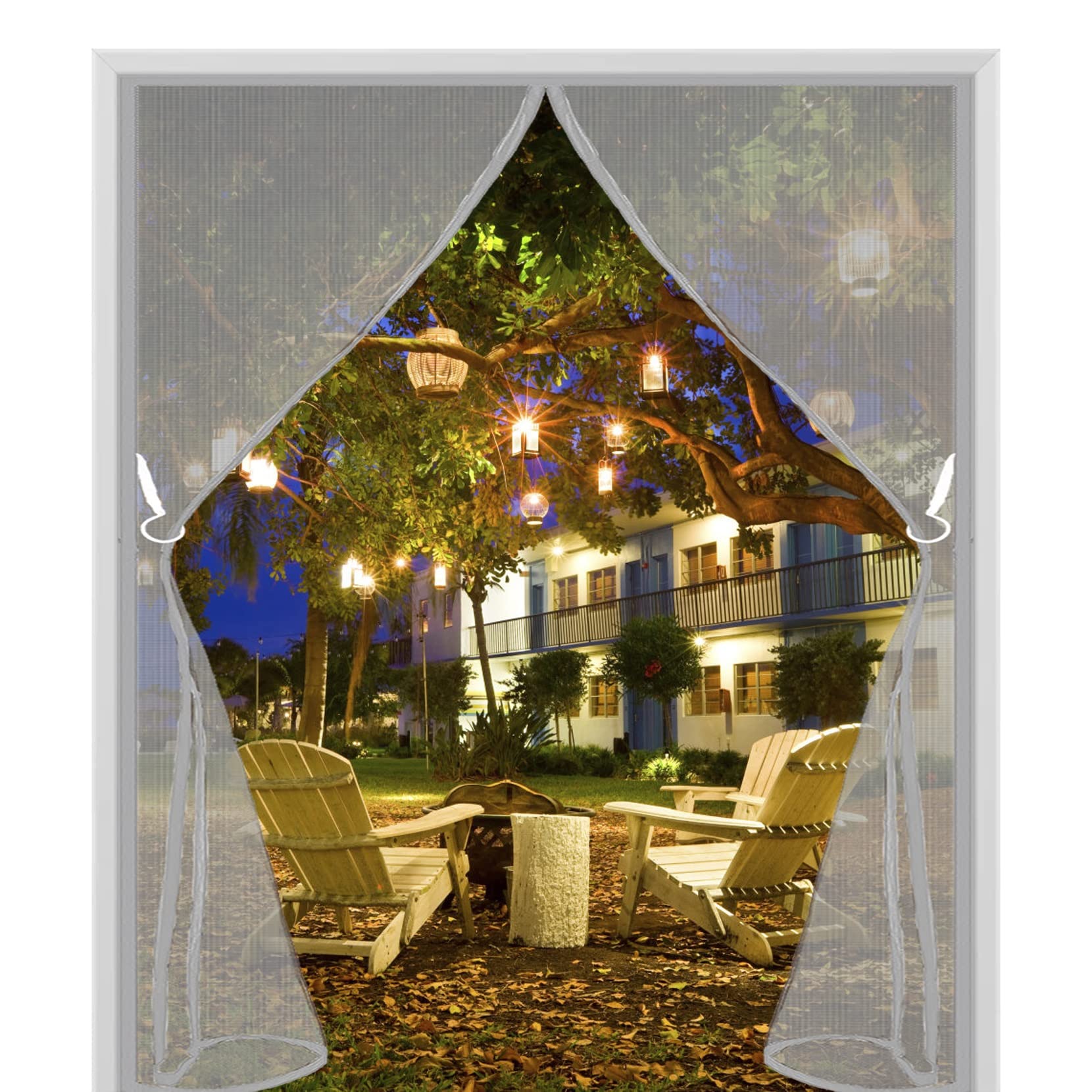 MagnéTique Moustiquaire Porte 85 X 225 Cm Fermeture