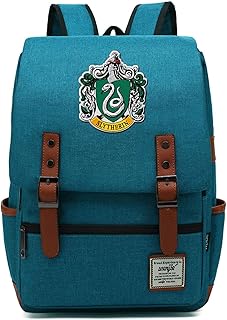 Borsa da scuola casual Zaino Serpeverde per ragazzi e ragazze Zaino Harry Potter per uomo e donna Large Ocean Blue