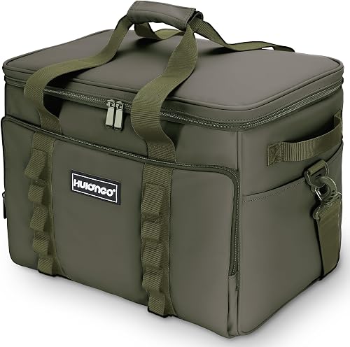 Hulongo Cool Bag 30L Insulated Cooler Bag Waterproof Picnic Thermal Bag For Camping, Travel, Grocery Shopping & Fishing