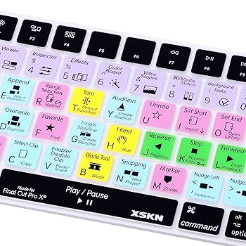 Amazon.com: XSKN Magic Keyboard Final Cut Pro Shortcut