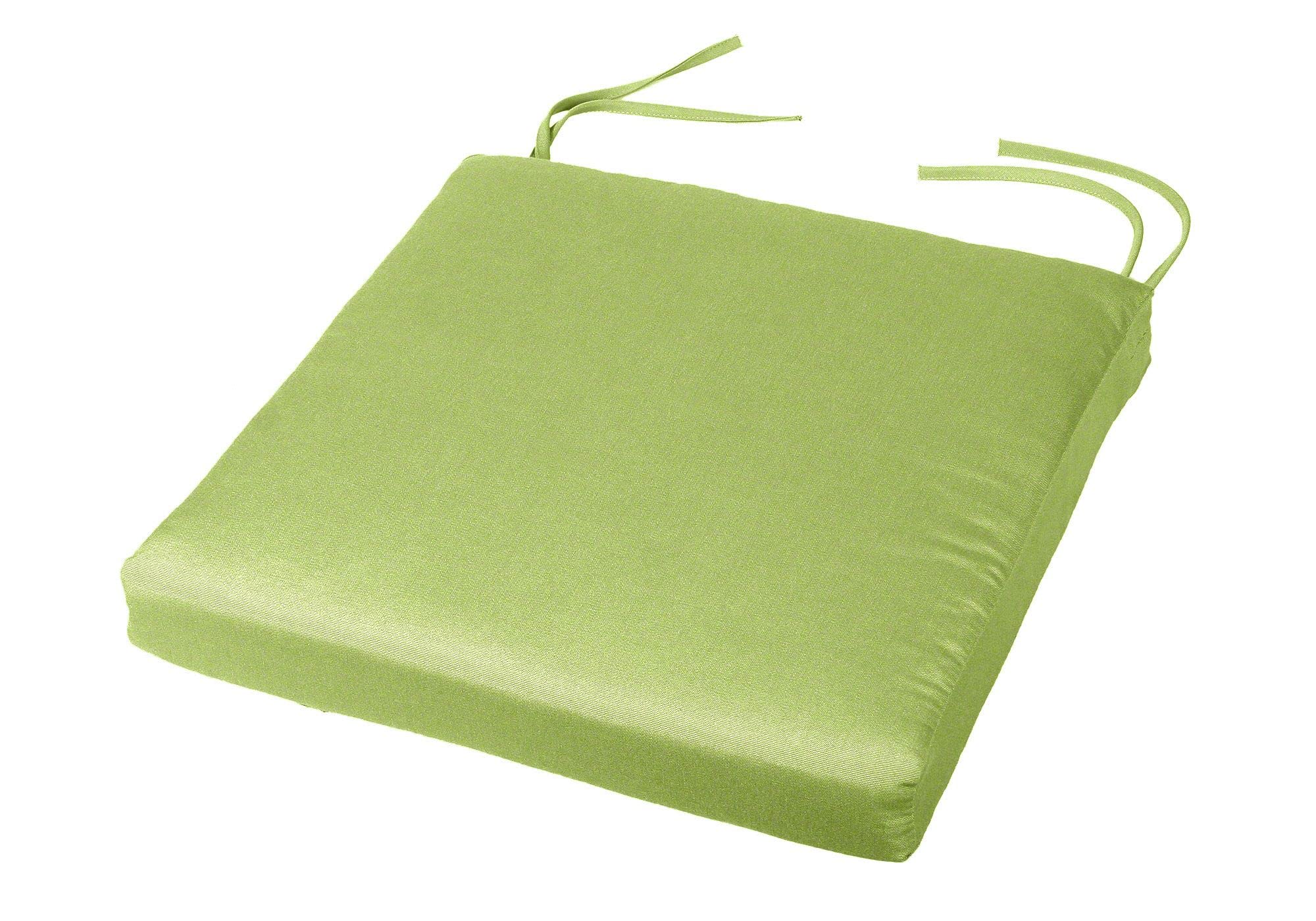 19" x 18" x 2" Richloom Chair Pad (Richloom Veranda Citrus Green)