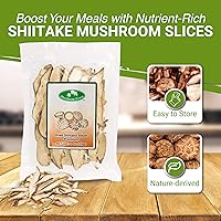 Vista 2 de Mushroom House (MUSI1) Rebanadas secas de hongos shiitake, 1 onza