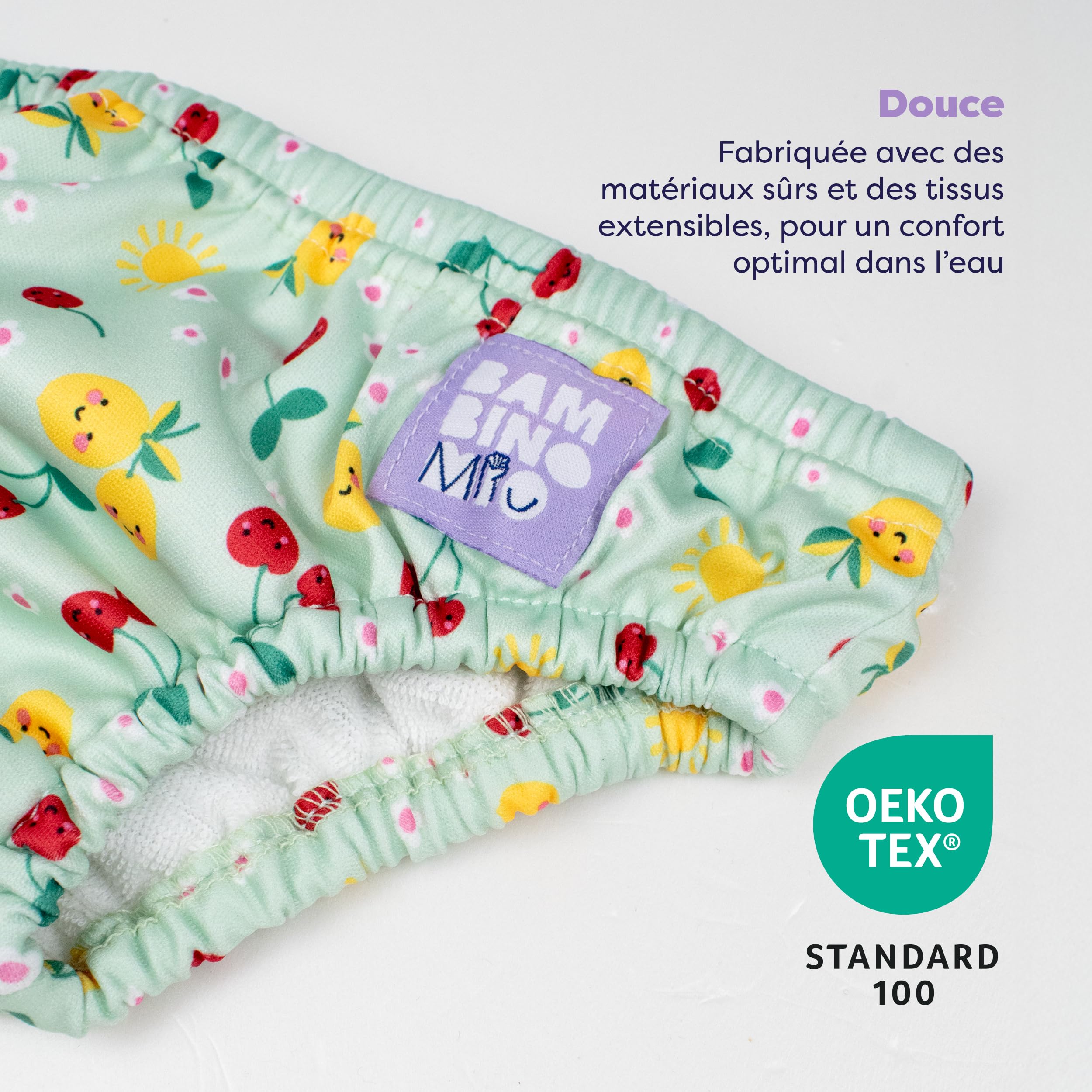 Bambino Mio, Couche de bain Lavable (1 à 2 ans - FRUIT JUTEUX) pour Bébés et tout-petits, unisexe, pour Garçons et Filles