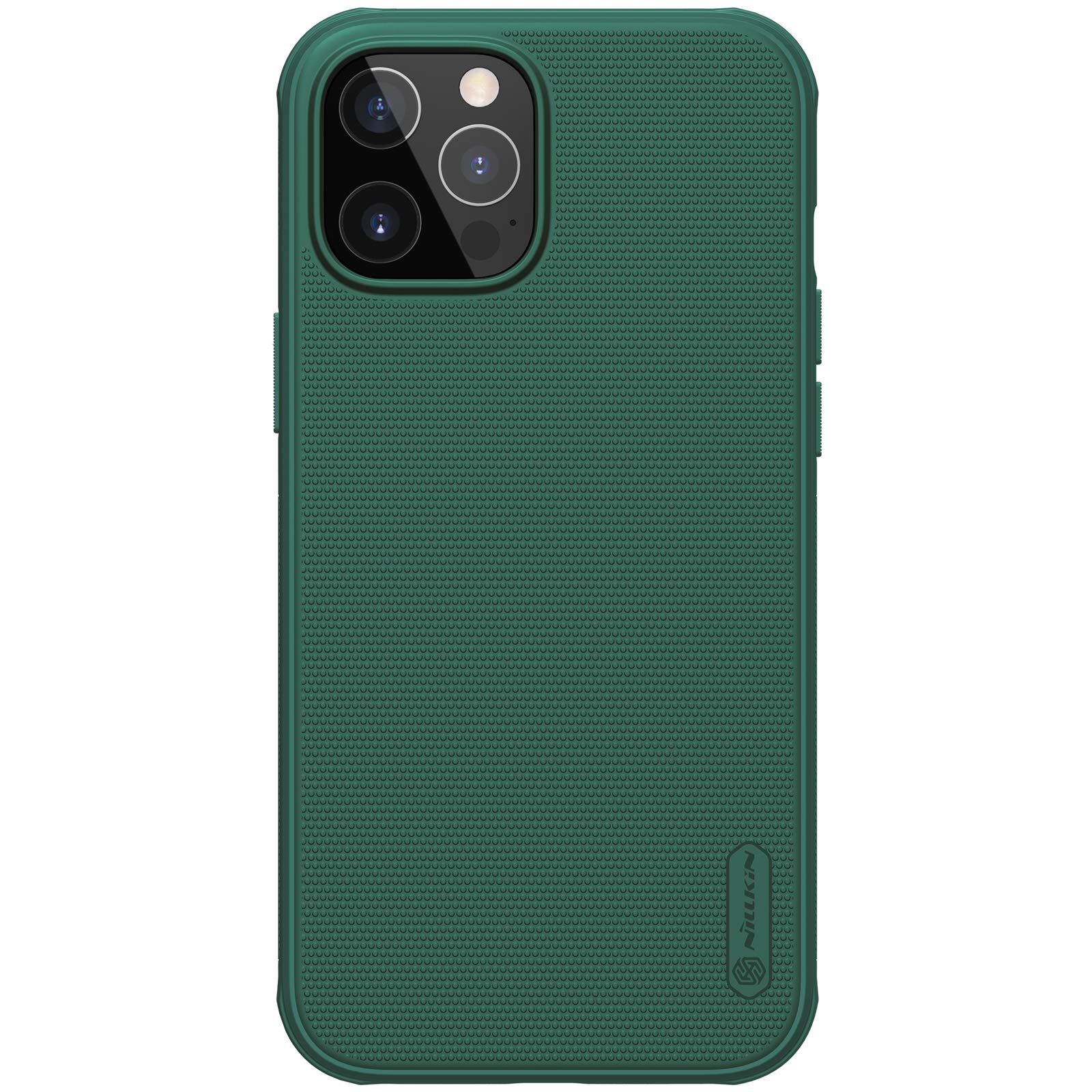 Case for Apple iPhone 12 / iPhone 12 Pro (6.1" Inch) Super Frosted Shield Pro Hard Back Soft Border (PC + TPU) Shock Absorb Cover Raised Bezel Camera Protect PC Without Logo Cut Deep Green