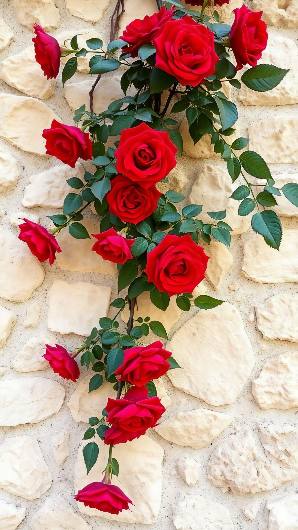 Climbing Rose Seeds - 100 Cream Mix Flowers -18