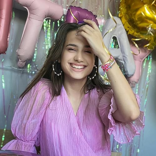 Miniatura 4 de Joya Love Colorido traje de amante de la amistad, pulseras apilables para niñas, apilables, en capas, heishi, surfista, arcilla de surfista,