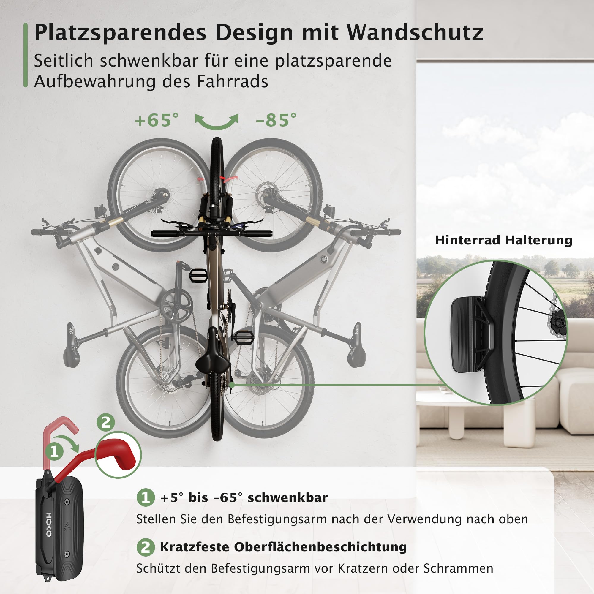 Op zoek naar een fiets ophangsysteem? Bekijk de BikeDock
