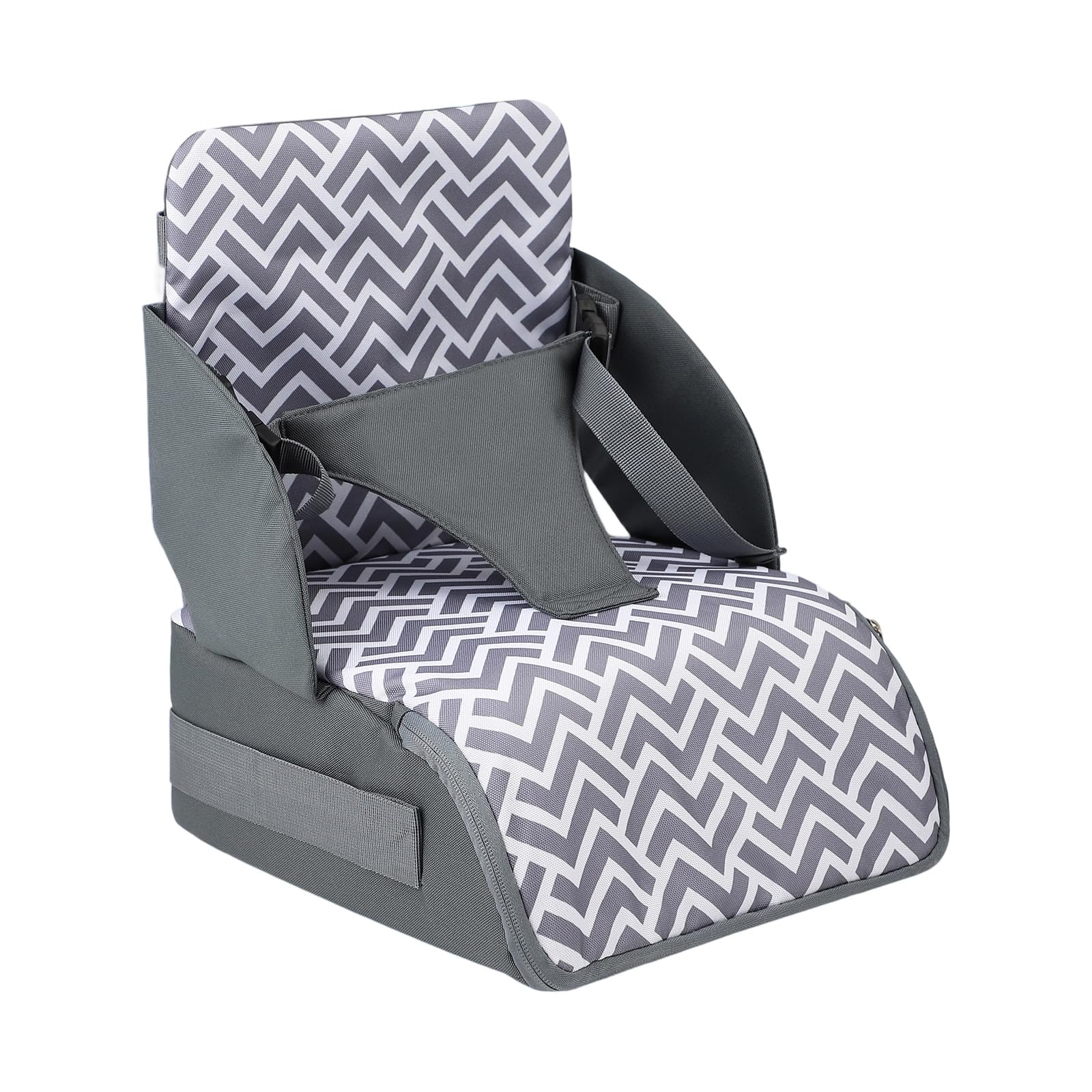 Elegante cojín portátil para niños, ligero, lavable a máquina, cojín para asiento de coche, sillas de comedor, admite comida lavable, comidas ligeras para niños