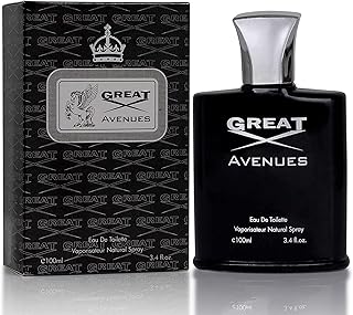 NovoGlow Great Avenues for Men - 100ml Eau De Parfum Spray for Men - Long Lasting Woody Fruity & Smoky Fragrance Smell Fresh All Day Long (B)