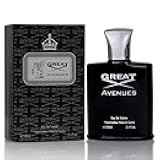 Great Avenues for Men - 100ml Eau De Parfum Spray for Men - Long Lasting Woody Fruity & Smoky Fragrance Smell Fresh All Day Long (B)