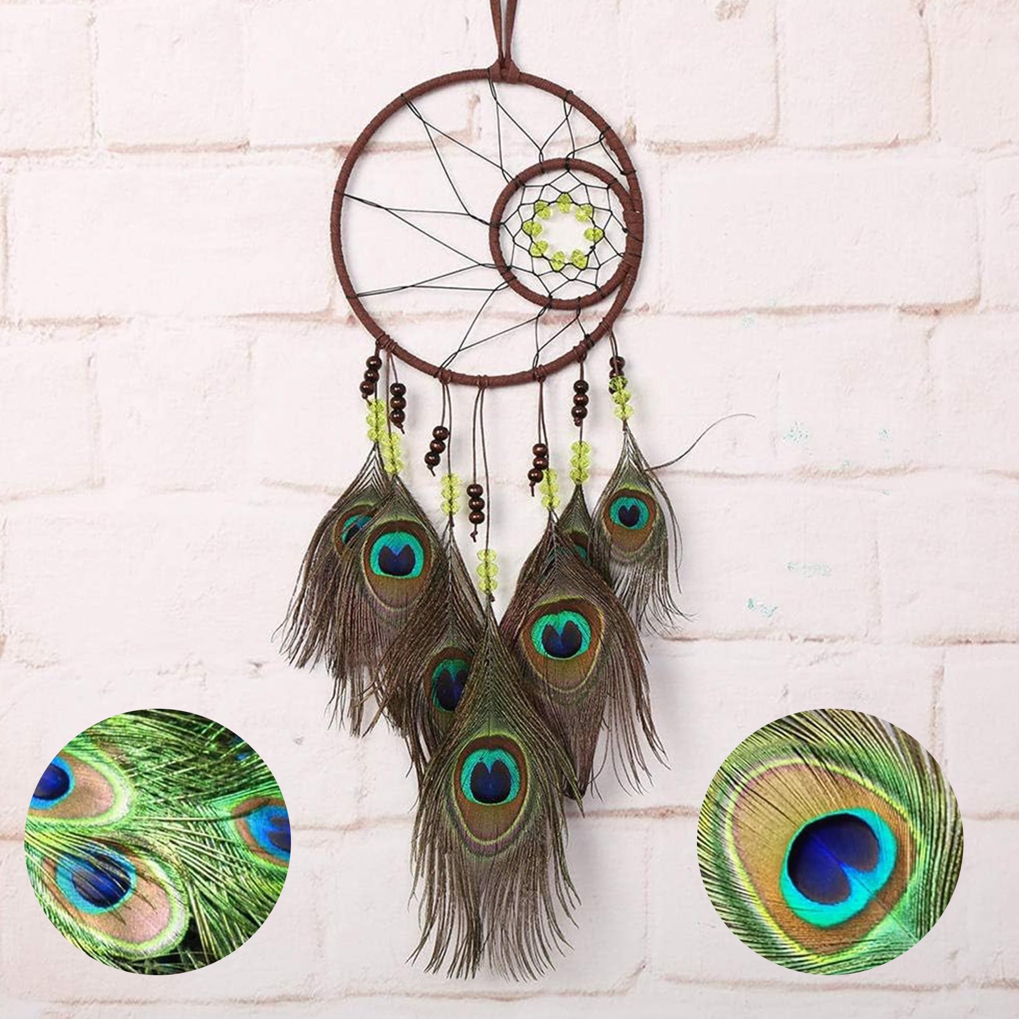 laeeyin 20 piume di pavone naturali, 25 – 30 cm, per fai da te, decorazioni con piume per orecchini fai da te, matrimoni, acchiappasogni, piume copricapo, artigianato scolastico