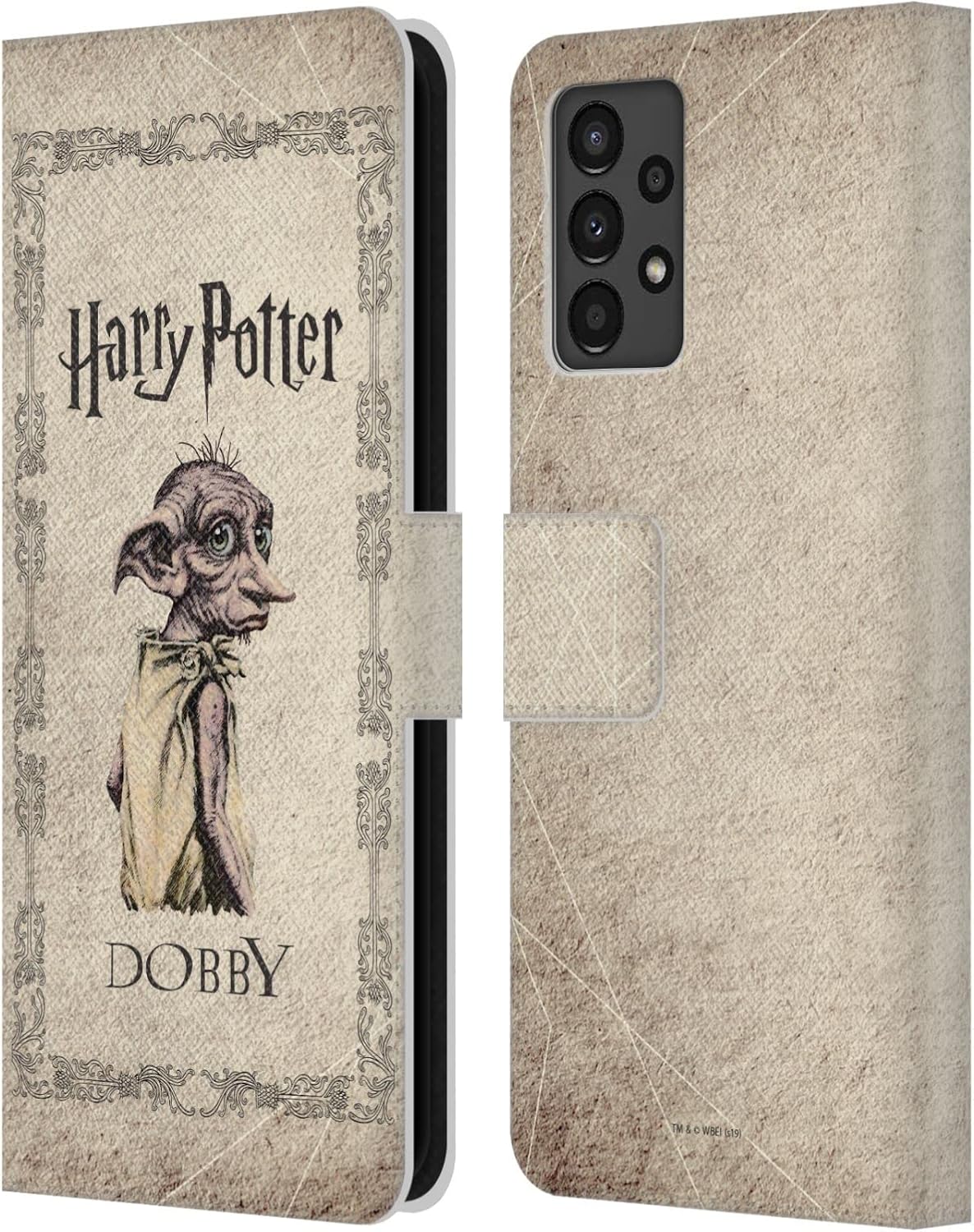 Head Case Designs Officially Licensed Harry Potter Dobby House Elf Creature Chamber of Secrets II Leather Wallet Case Compatible with Samsung Galaxy A13 (2022)