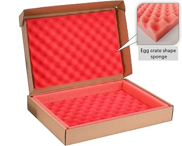 Laptop Box Cardboard Mailing Boxes for Laptop Shipping Without Available Space for Chargers, Fits Most Ultrabook or Screen Sizes