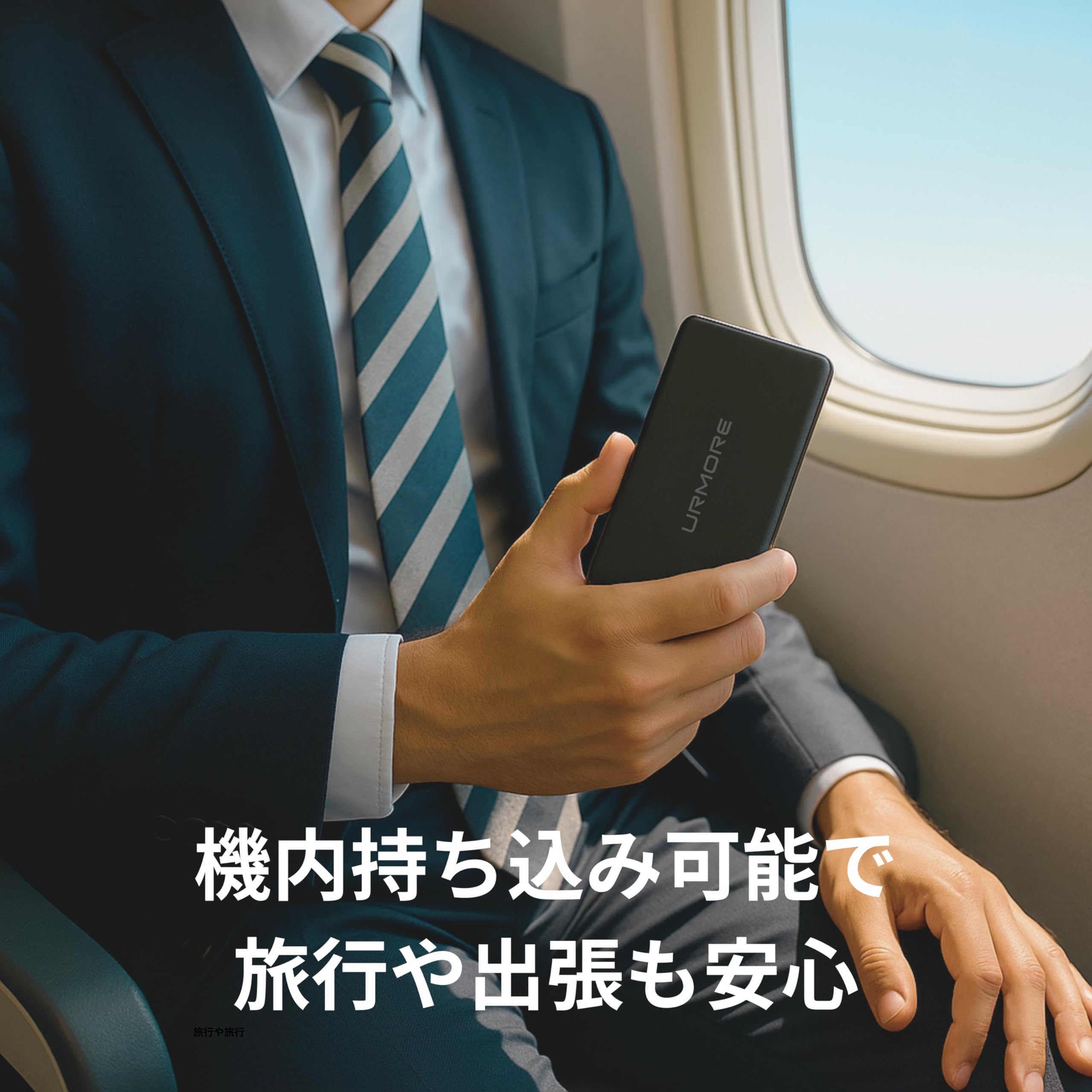 燃えにくい次世代設計URMORE モバイルバッテリー 10000mAhモバ充 燃えにくい次世代設計URMORE モバイルバッテリー 10000mAhモバ充 燃え