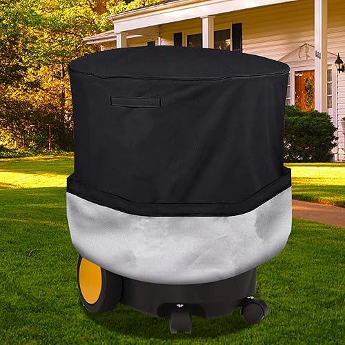 Miniatura 5 de Trituradora trituradora de madera resistente al agua, color negro, 33 x 45 pulgadas, cubierta