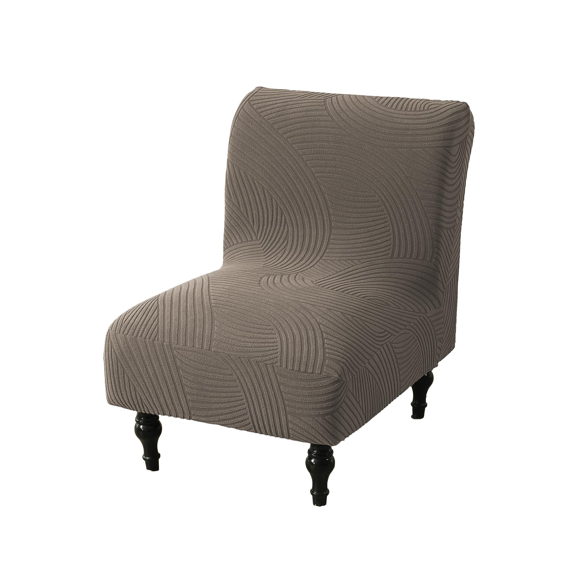 Eco-Ancheng Armless Chair Slipcover Removable Armless Accent Chairs Covers Washable Armless Slipper Chair Slipcover Printed Armless Chair Furniture Protector Covers for Living Dining Room Hotel,23