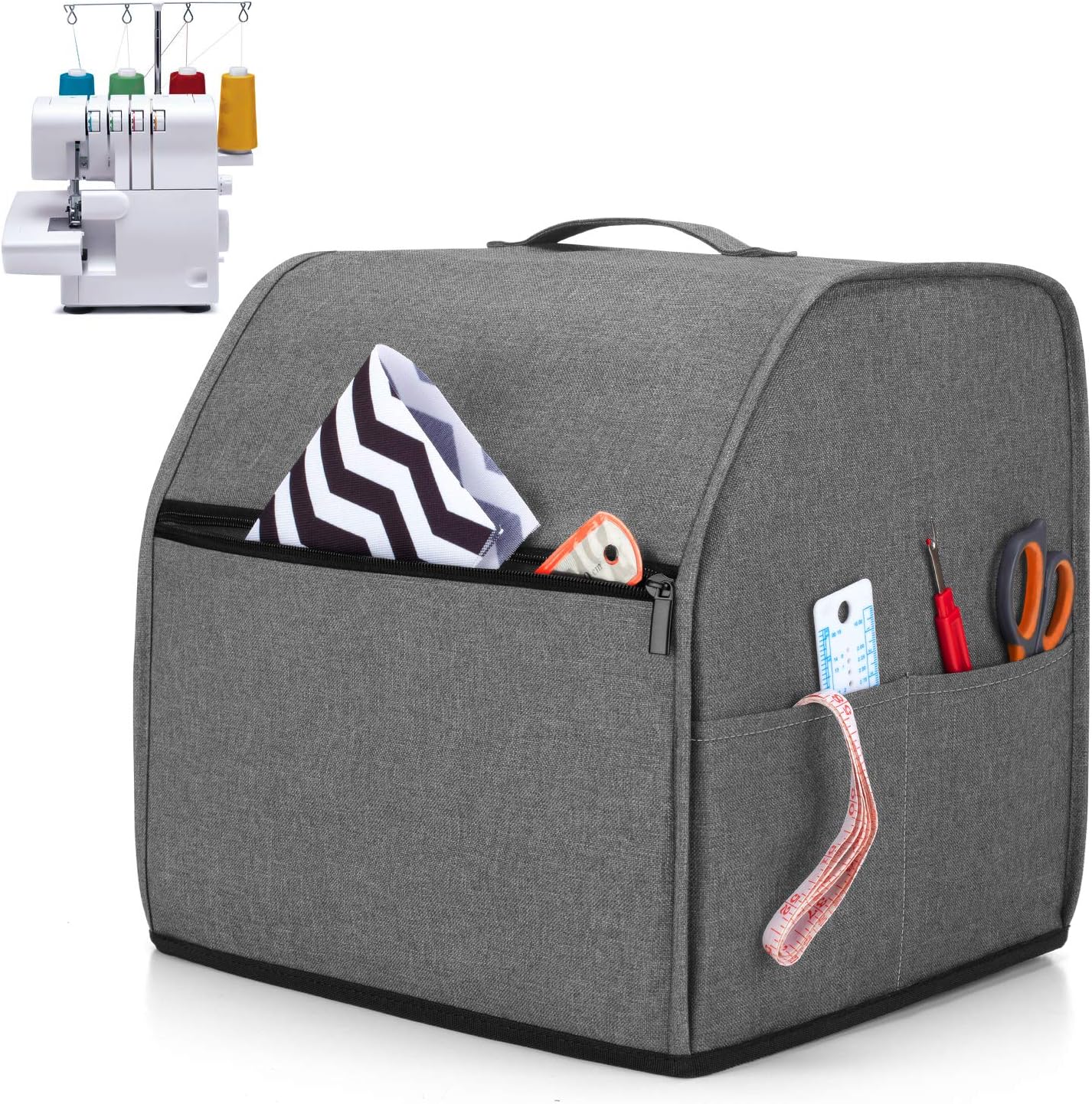 Luxja Overlock Cover, Overlock Sewing Machine Cover, Overlock Machine Overlock Protective Cover