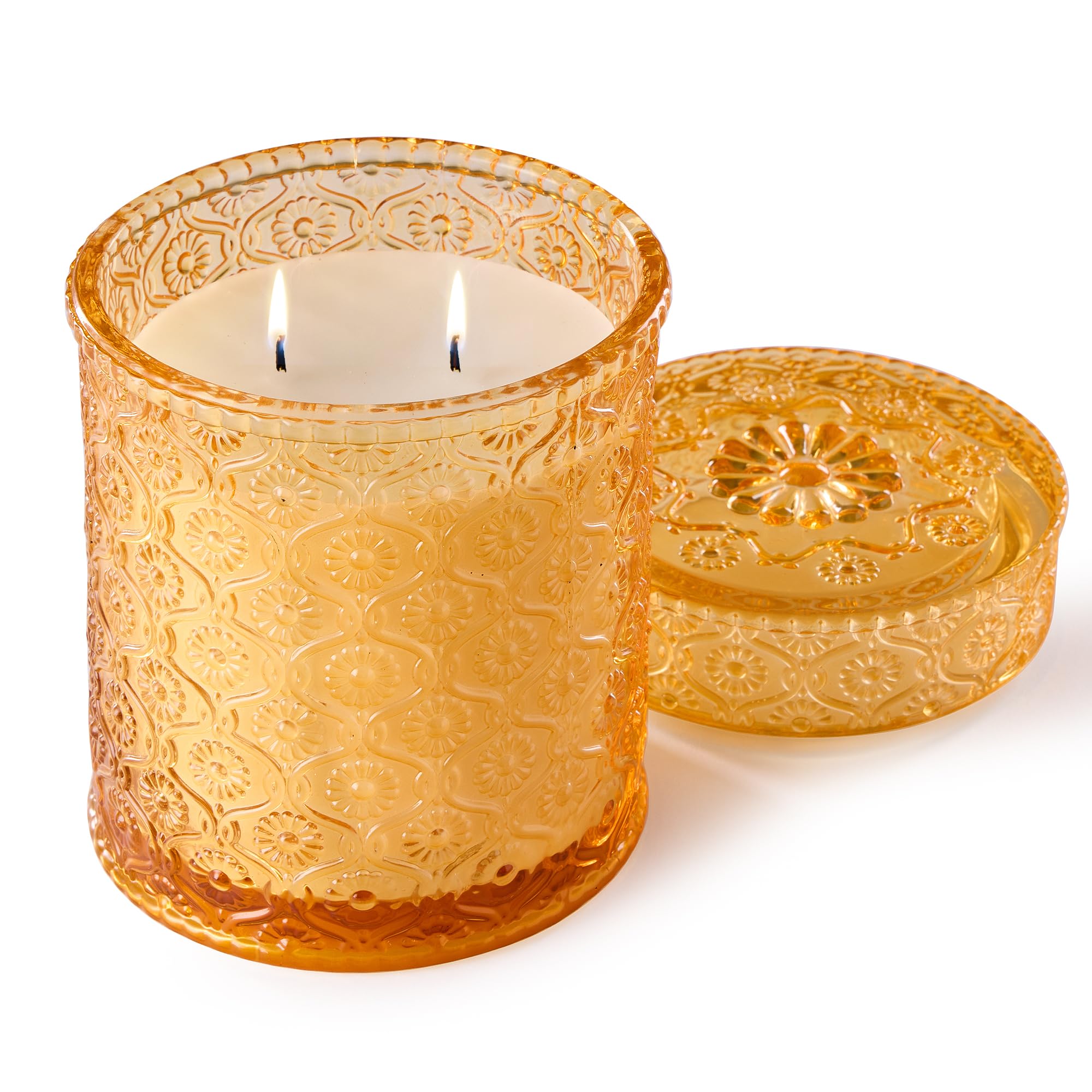 Airkeep Vela Aromática Creamy Cookie, Vela de 450g con una Duración de Quema Prolongada, Vela de Cera Natural para el Hogar, Ideal como Regalo para Mujeres y Hombres