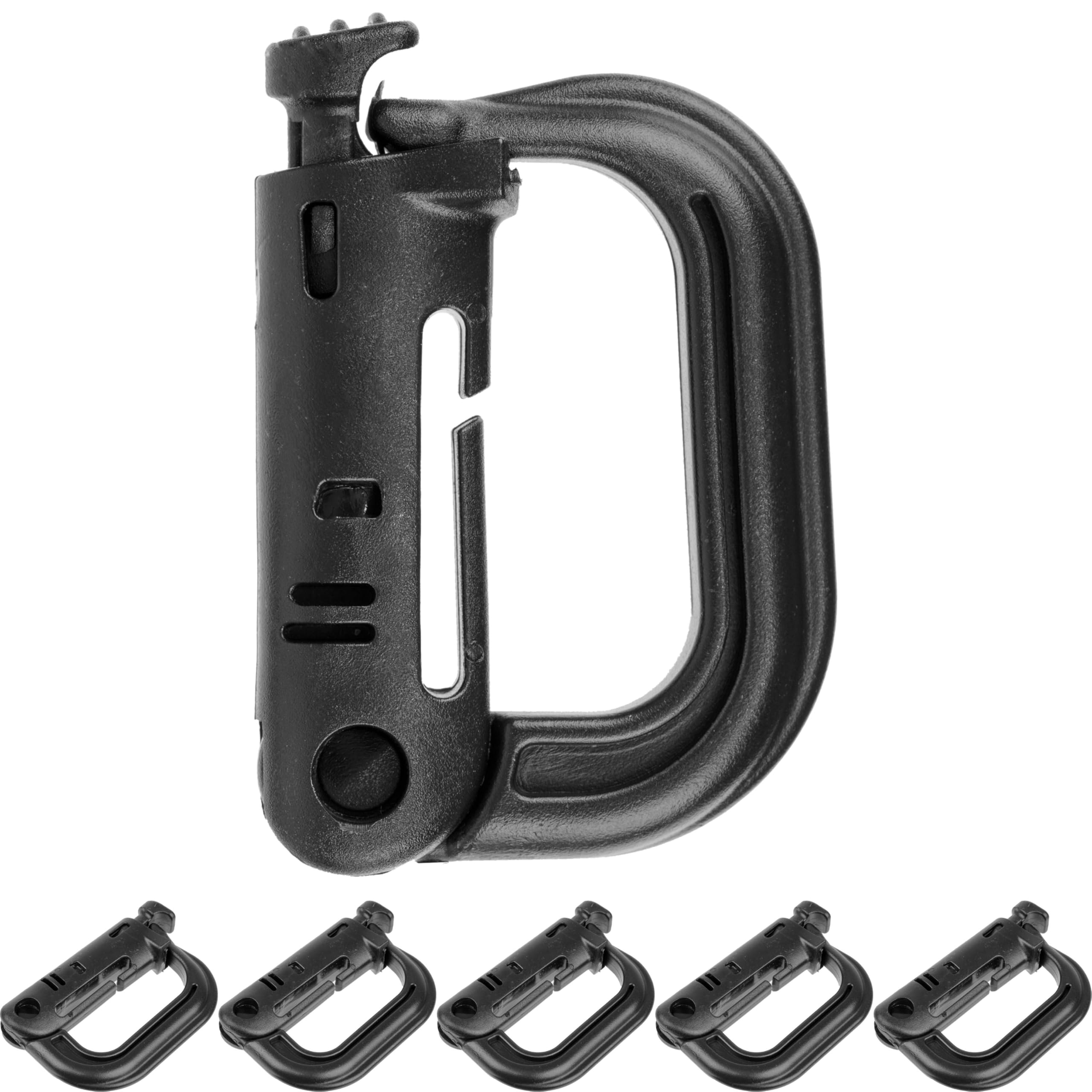 Clip A Molla Per Cintura 12 Moschettoni A Molla In Alluminio Forma - Foto 11