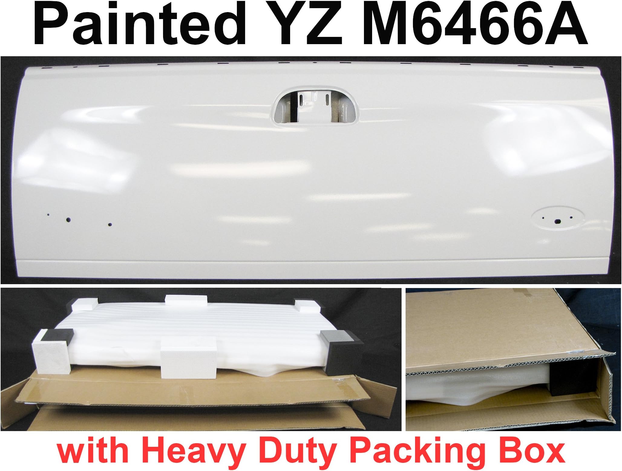 TAILGATE OXFORD WHITE YZ M6466A FO1900113 For 1999-2007 FORD SUPER DUTY F250 F350 F450 STYLESIDE