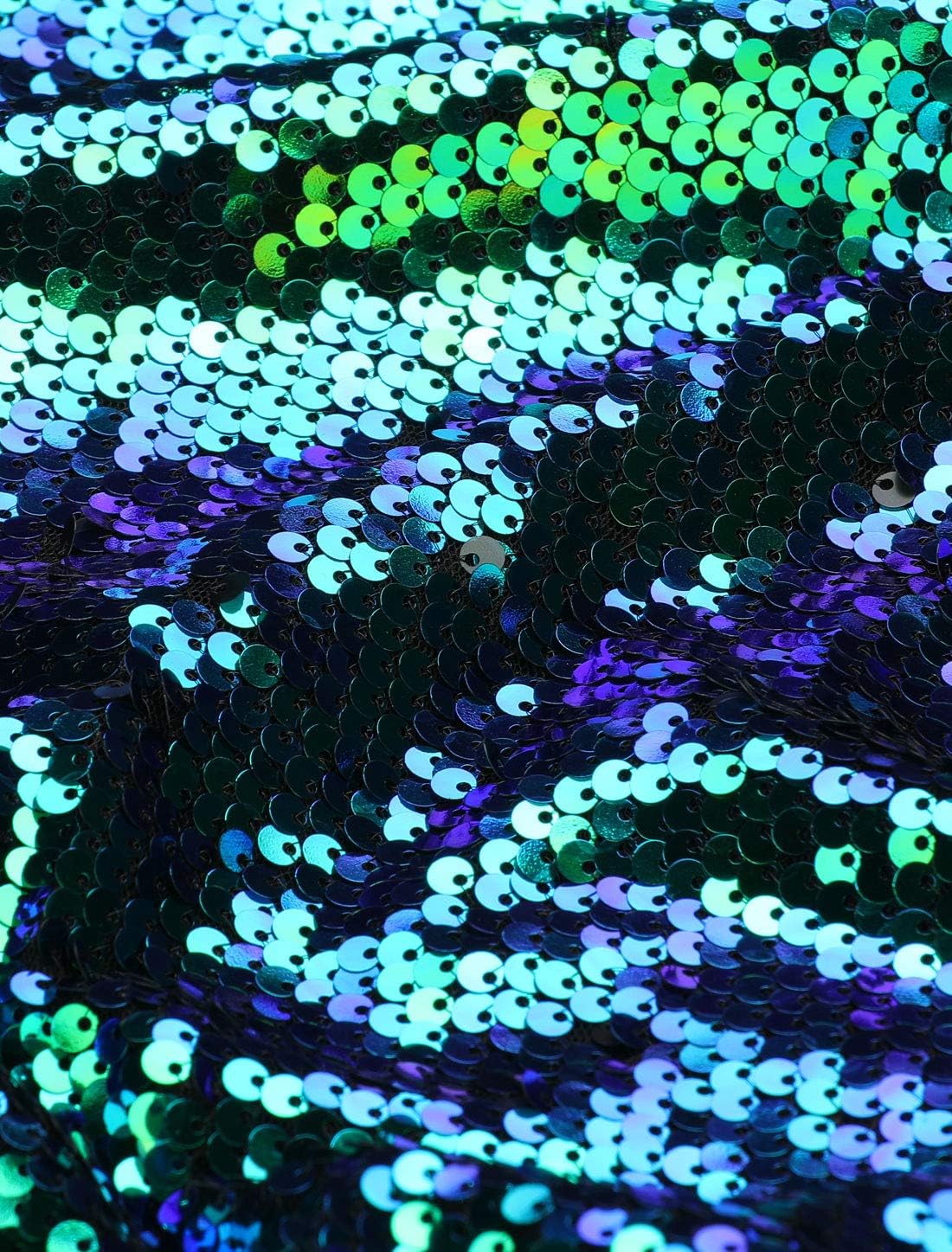 Allegra K Women's Sequin Jacket Bomber Long Sleeve Zipper Shiny Glitter Tops Sparkly Party Slitter Outfit - Image 6