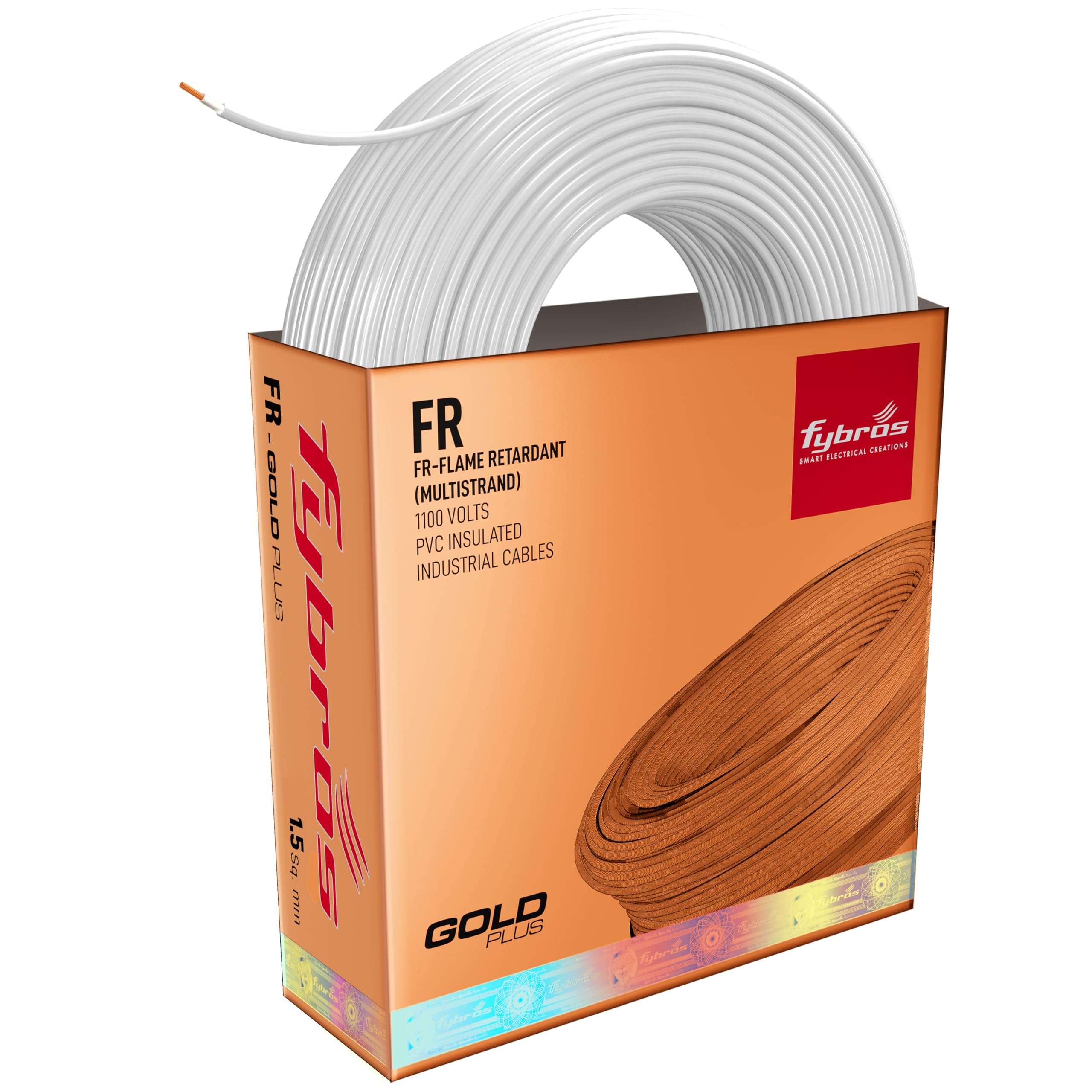 FR Yellow PVC Wire - 45m, 1 Sq Mm Copper -12