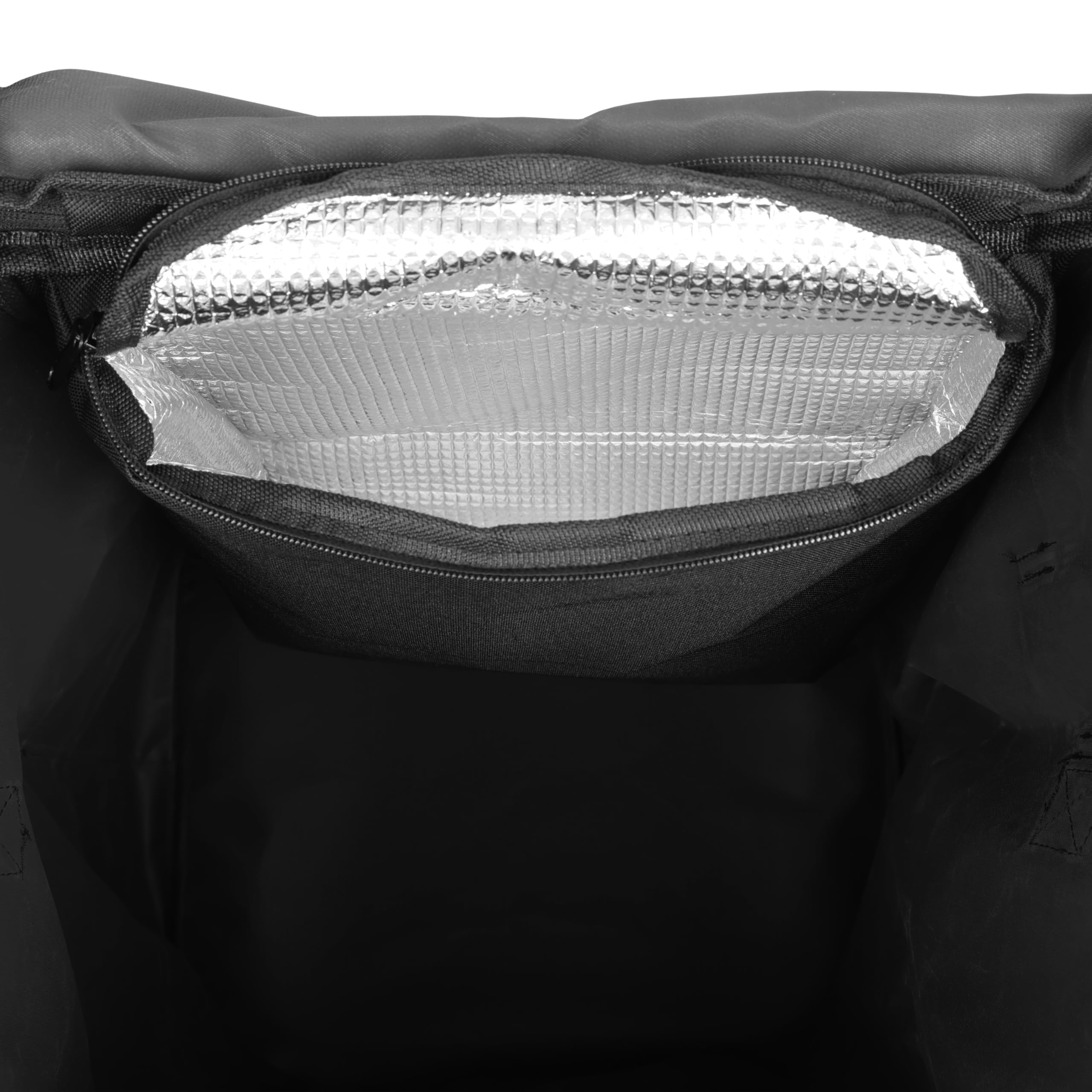Sillar Trolley Spesa Pieghevole 56 L con Borsa Frigo 5 L – Carrello Porta Spesa Ruote/Carrello per la Spesa con Ruote, Carrellino Spesa 4 Ruote, Shopping Trolley 50 kg, Nero